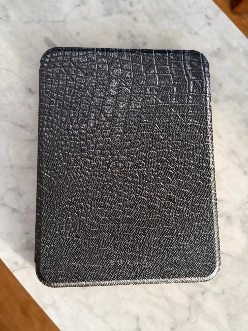 Black “Reapers Touch” Snakeskin iPad Mini Case (8.3 / A17 Pro / 6th Gen)